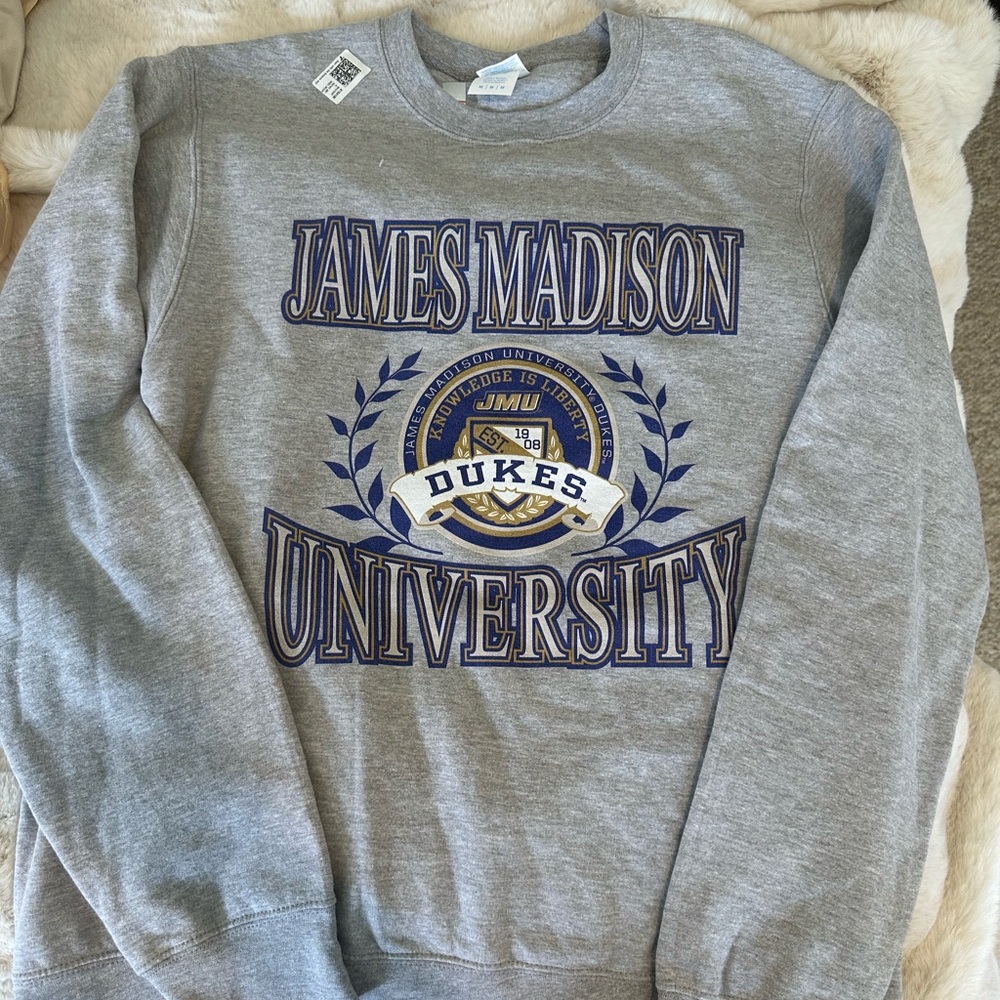 James Madison University Gray Sweater